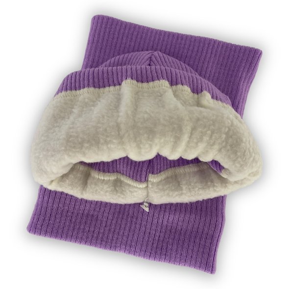 Детская зимняя шапка и шарф  для девочка, р. 50-52