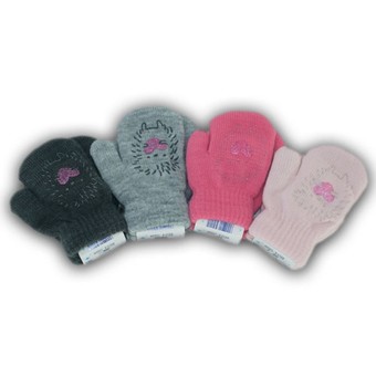 Утепленные детские перчатки, код. R115DB21-12