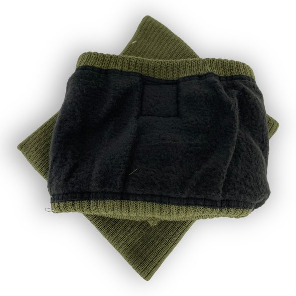 Детский зимний комплект шапка и шарф для мальчика, р. 50-54