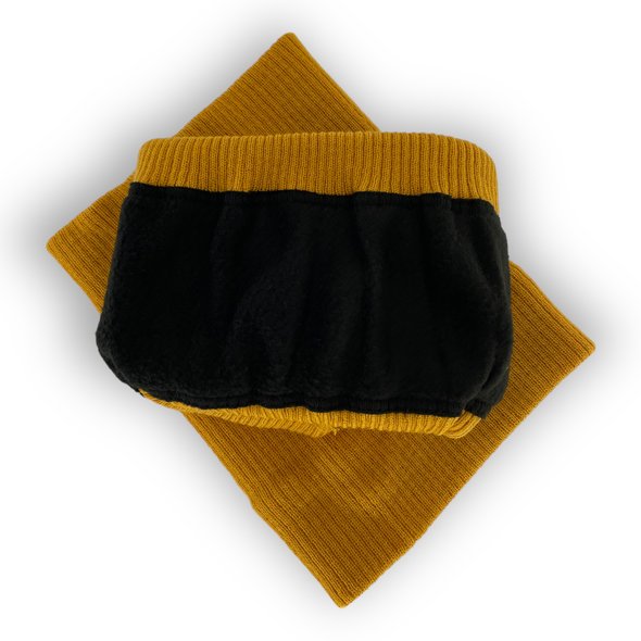 Детский зимний комплект шапка и шарф для мальчика, р. 50-54