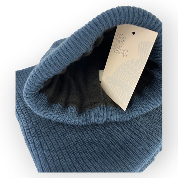 Дитячий зимовий комплект шапка і шарф-снуд для хлопчика, р. 48-50