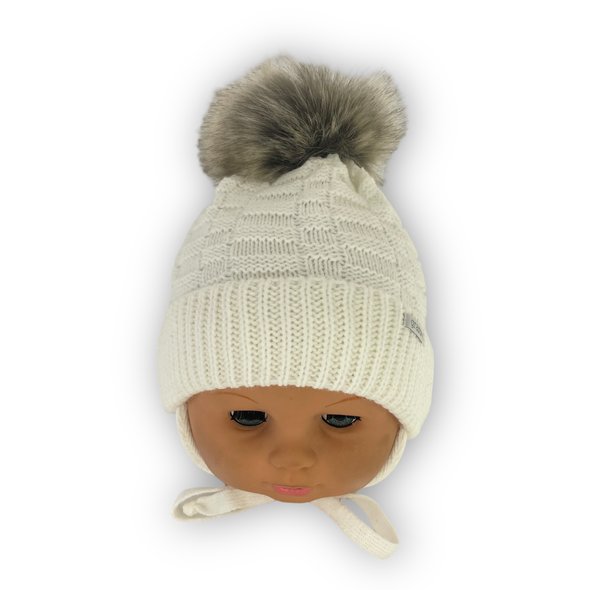 Дитяча зимова шапка для малюка, р. 36-38