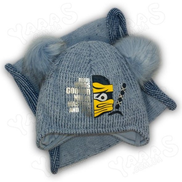 Детский комплект - шапка и шарф, код Z28