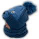 Вязаная шапочка детская и шарф, код. R8-20ISO