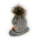 Детская зимняя шапка-капор для мальчика, р. 46-48