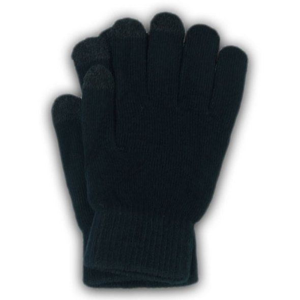 Перчатки одинарные с начесом , с эфектом Touch Screen, р. 20 см