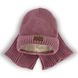 Детская зимняя шапка и шарф для девочка, р. 52-54