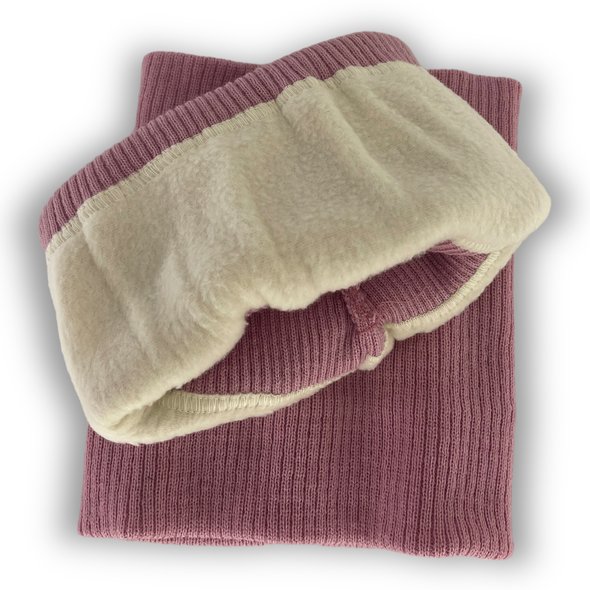 Дитячий зимовий комплект шапка та шарф для дівчинки, р. 48-50